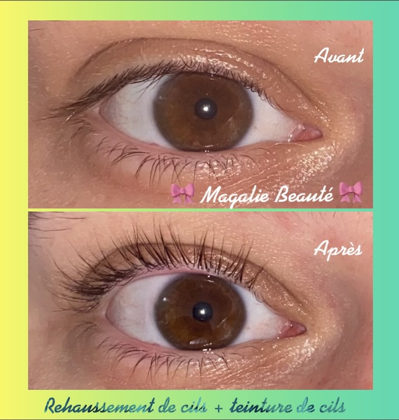 Rehaussement de cils + Teinture de cils 