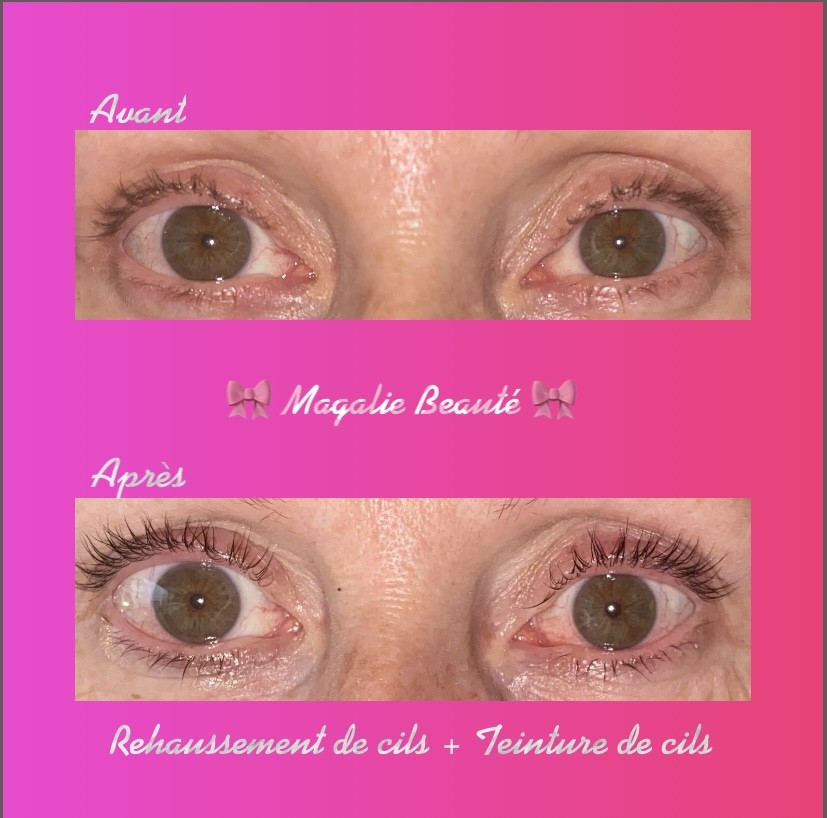 Rehaussement de cils + Teinture des cils 