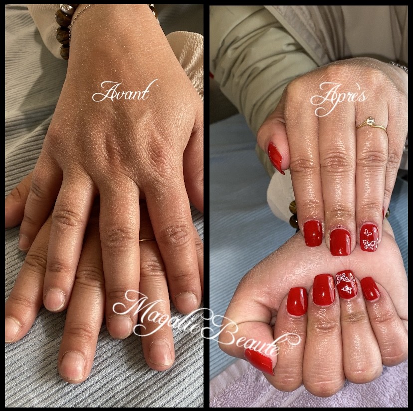 Capsules américaines + vernis permanent 